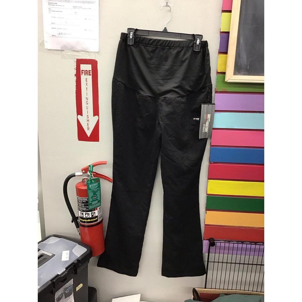 Grey's Anatomy Black Women's Maternity Scrub Pants